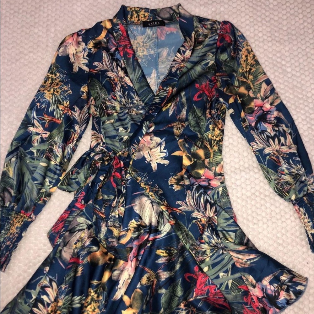 Floral Wrap Dress